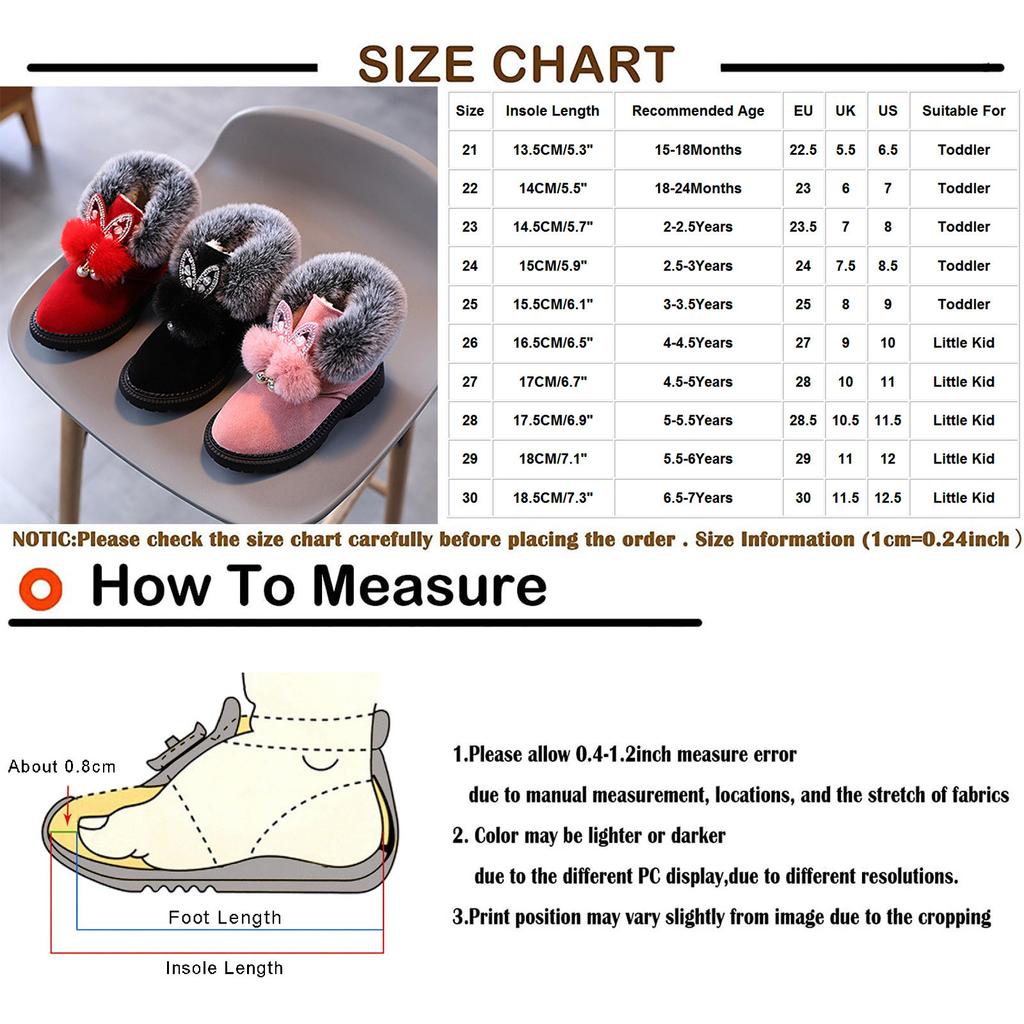 Children Kid Baby Girls Boots  Sport Short Bootie Casual Shoes