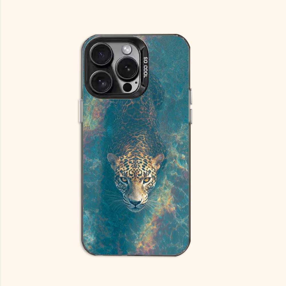 

Lion & leopard Phone Case For iPhone 17 16e 16 15 14 13 12 11 Pro Max X XR XS MAX Back Cover iPhone17pro
