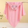 Cartoon Animal Baby Bath Towels Soft Newborn Hooded Towel Blanket Toddler Bathrobe Warm Sleeping Swaddle Wrap for Boys Girls