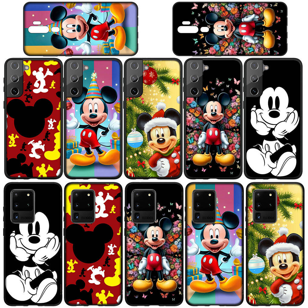 Phone Case for Samsung Galaxy S25 S23 S22 S21 S20 S24 Ultra FE A05 A06 A15 A16 A36 A37 A35 A54 A55 A56 A57 A25 A26 A53 A17 Mickey Comics Mouse Cover