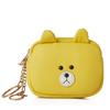 Cute coin change bag female mini cartoon small wallet earphone storage bag bear large capacity