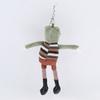 1Pc Plush Funny Cartoon Leather Pants Frog Plush Keychains Pendant  Bag Ornaments Soft Stuffed Animal Toy Kids