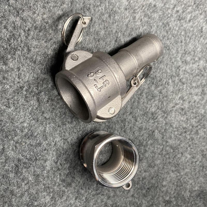 304 Stainless Steel Quick Connect Water/Oil Hose Coupler Type A & C