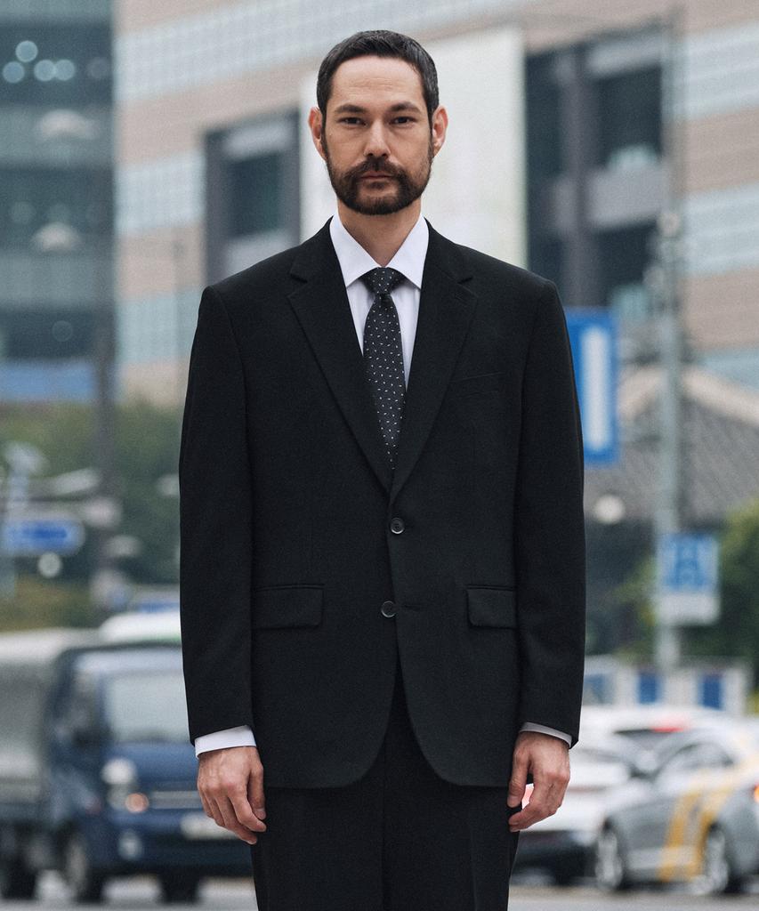 Stco [Four Seasons] Tech-Poly Four-Way Stretch Essential Suit Set_Black (Classic Fit)_Ssjwz51Set