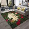 Alfombra con diseño de Papá Noel y árbol de Navidad para niños, regalo para el hogar, sala de estar, dormitorio, sofá, decoración, alfombrilla antideslizante
