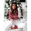 Women's Christmas Snowflake Long Sleeve Knit Sweater, 2025 Autumn/Winter Collection - European and American Style