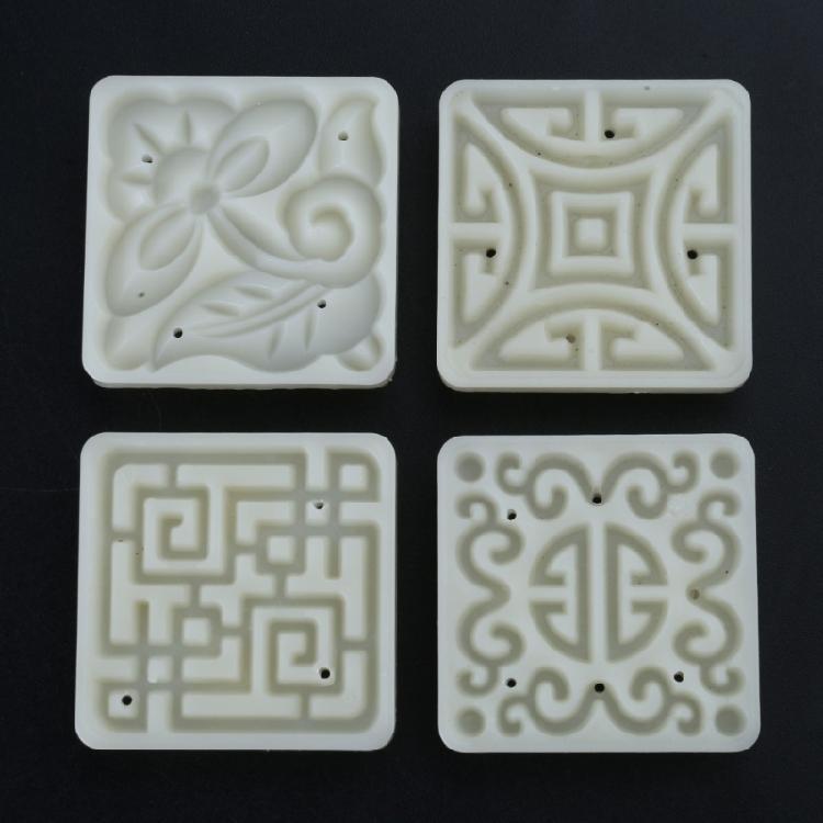 Convenient Festival Mooncakes Stamp Set with Pattern Manual Mooncakes Press Molds for Traditional Festival Celebration