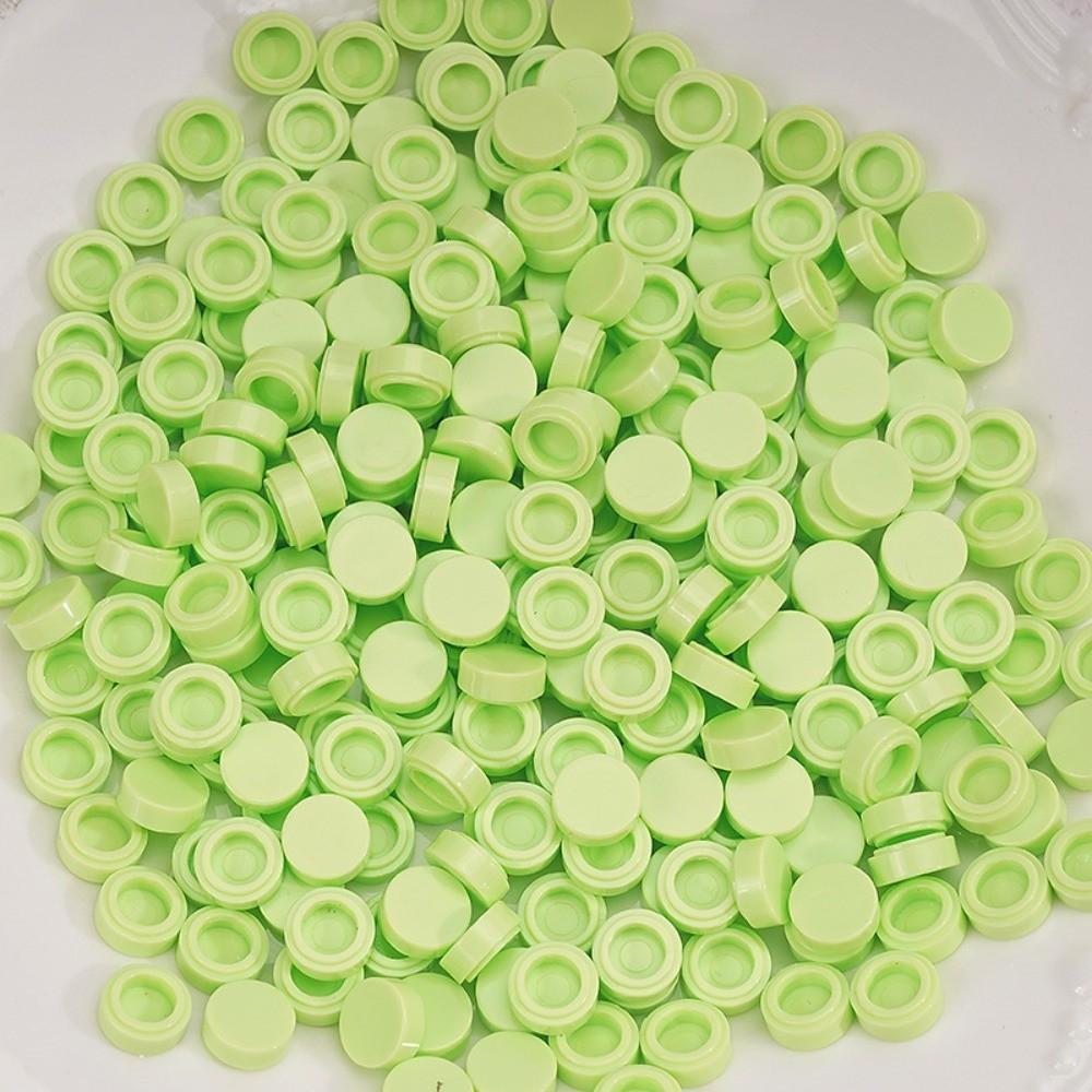 Hollow Back Granules Beads Filler Round Shape Slime Filler Pellets Sensory Toy Making