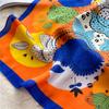 Korean version of scarf color matching colorful silk scarf female love small square scarf new tie scarf versatile hair tie yarn sunscreen towel