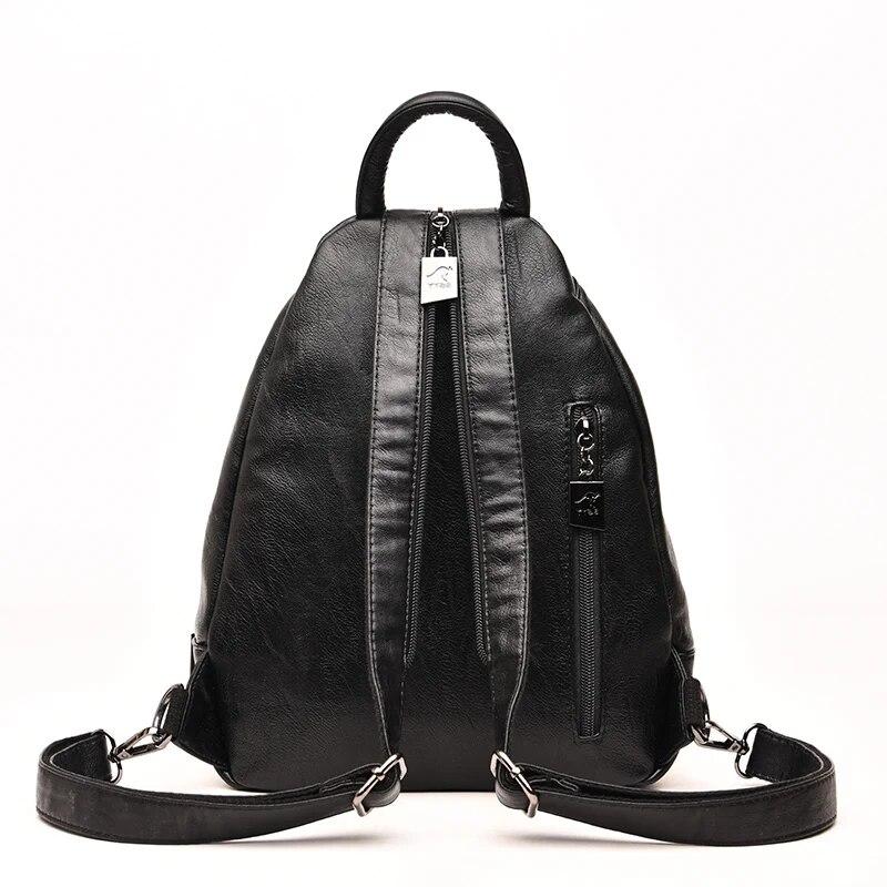High Quality Women Leather Backpacks Vintage Shoulder Bag Female Backpack Ladies Travel Backpack School Bags for Girls Bagpack