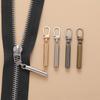5Pcs Tool-Free Detachable Stylish Zipper Pull Metal Zipper Repair Replacement Slider DIY for Coat Jacket Backpack Handbags