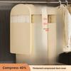 New Down Jacket Compression Dust Cover Wardrobe Clothes Dust Bag - Hanging Household Transparent Garment Hanger Bags, Space Saving Storage Organizer