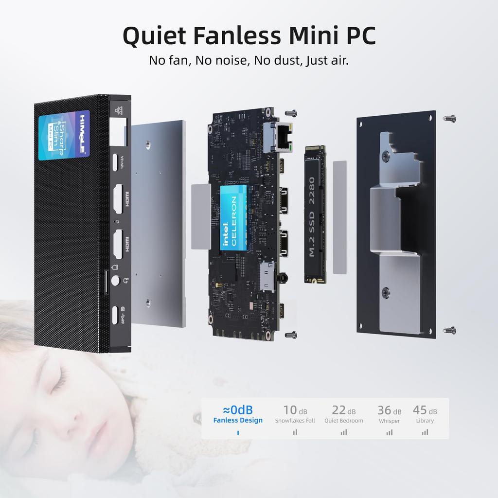 HiMeLE ファンレスミニPC HiMeLE ファンレスミニPC Quieter HD3Q
