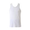 Cool Summer Cotton Bamboo Mesh Check Men Sleeveless Running Vmv4093