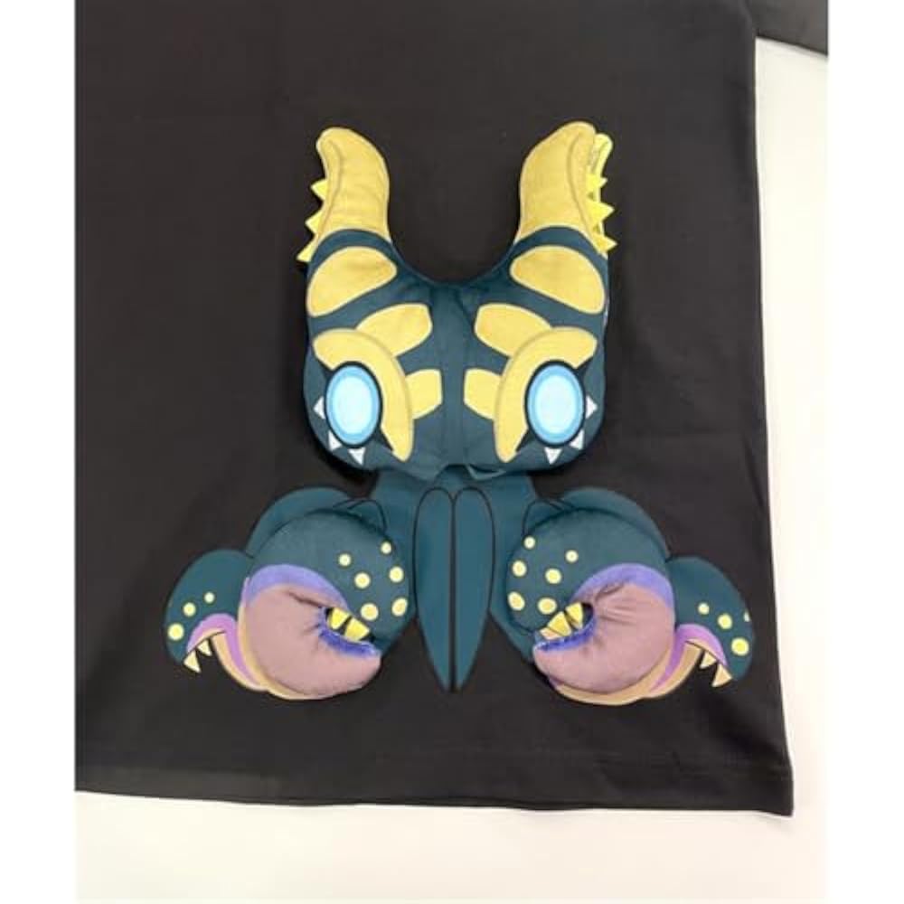 Capcom Monster Hunter Wilds Pop Out T-shirt Nu Egdra L Length 74 X Body Width 55 X Shoulder Width...