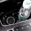 A set of 2 high-quality anti-slip elastic long-lasting Mats Made of real carbon fiber for In-car Cup Holders