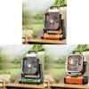 Camping Usb Fan With Led Light And Remote Control For Outdoor Adventures