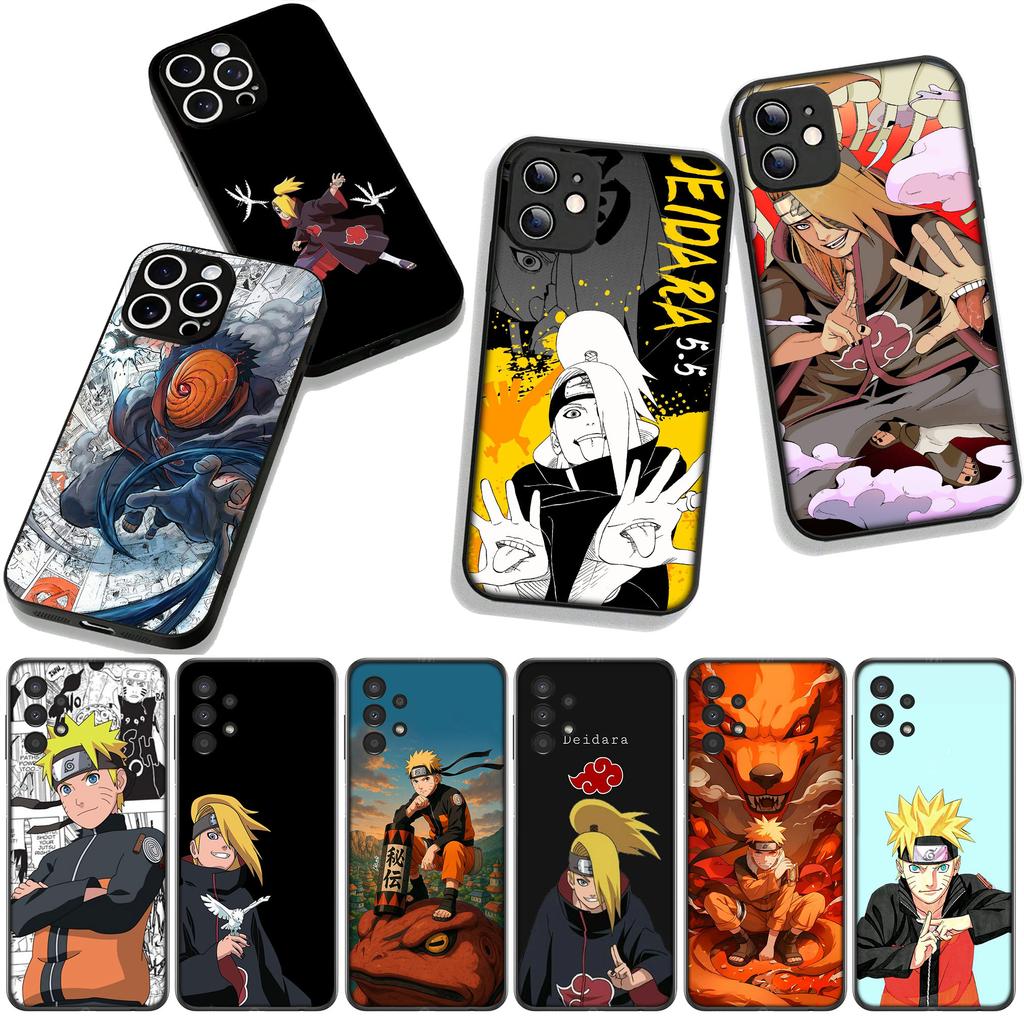 Cover for Samsung Galaxy A36 A17 A26 A07 A35 A54 A53 A13 A33 A34 S8 S9 S20 S21 FE S10 Plus Phone Case Deidara Narutos