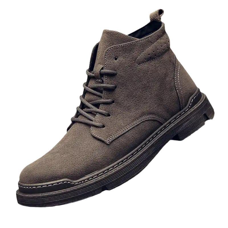 Martin boots men's  autumn new casual tooling shoes trendy fashion board shoes British fashion Martin boots men's shoes