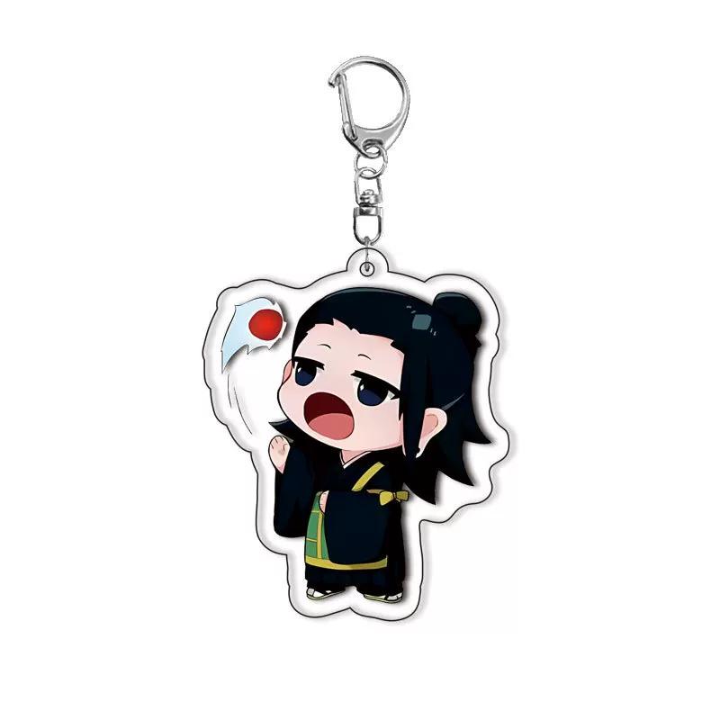 Süßer Jujutsu Kaisen Yuji Megumi Acryl Schlüsselanhänger, Hochwertiger Tasche Anhänger für Schüler Geschenk