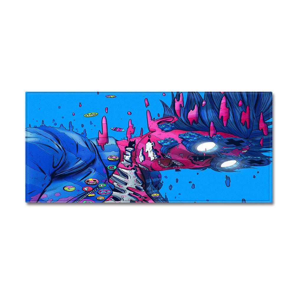 Skull Sand Wardrobe Shoe Cabinet Long Floor Mat