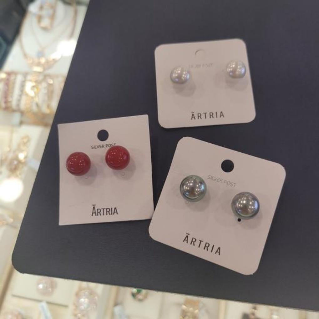 ARTRIA 12mm Pearl Earrings AAAERJJ0006WHF