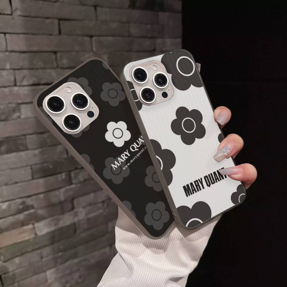 Modemarke Q-Quant Mary Für IPhone 17 16 15 11 12 13 14 Pro Max Plus Pro Wellige Transparente Rückseite Handyhülle