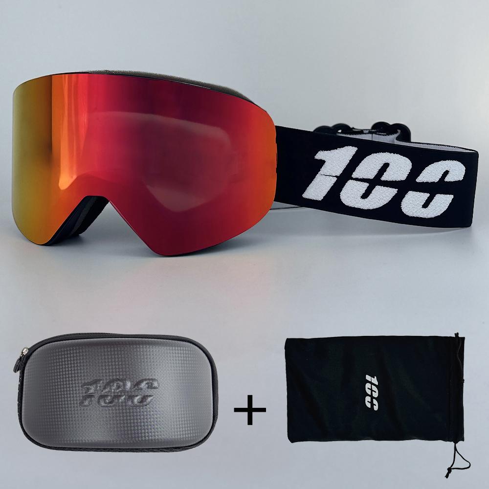 Męskie Gogle Narciarskie Magnetyczne Dla Dorosłych Przeciwmgielne Okulary Narciarskie Ochrona UV400 Śnieg Snowboard Gogle Okulary z Soczewką HD