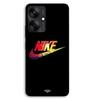 Case For Xiaomi Redmi 13C 5g Nike Colorful Logo Black Front Maniacase