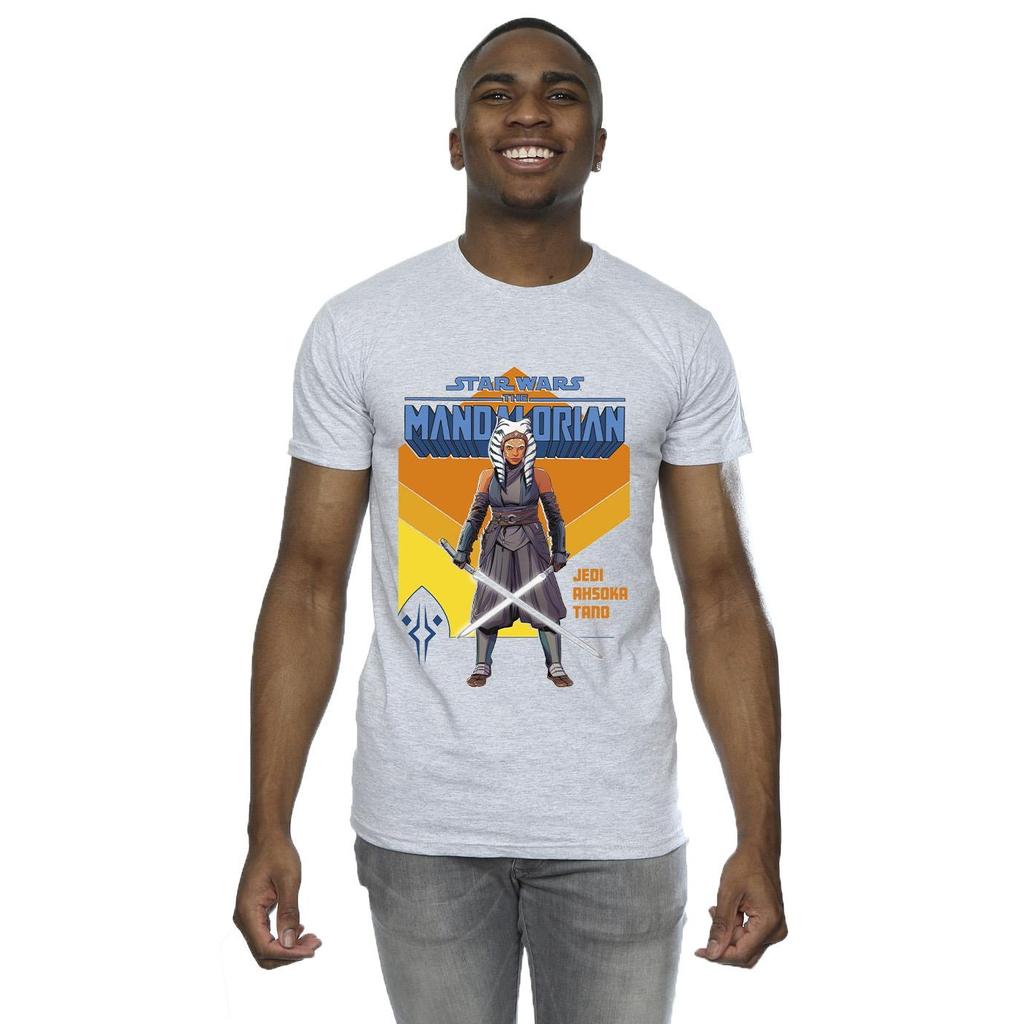 STAR WARS Mens The Mandalorian Jedi Ahsoka Tano T-Shirt