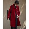 Water-like Years Women's Elegant 100% Wool Mid-length Coat
