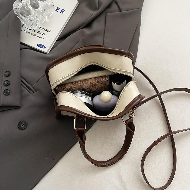 Retro Minimalist Small Square Crossbody Bag Spring Summer New Handheld Women's Fashion Versatile Quality Handbag