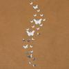 36pcs 3D Mirror Butterfly Wall Sticker Living Room Decor DIY Acrylic Butterflies Wall Decal for TV Background Bedroom Home Decor