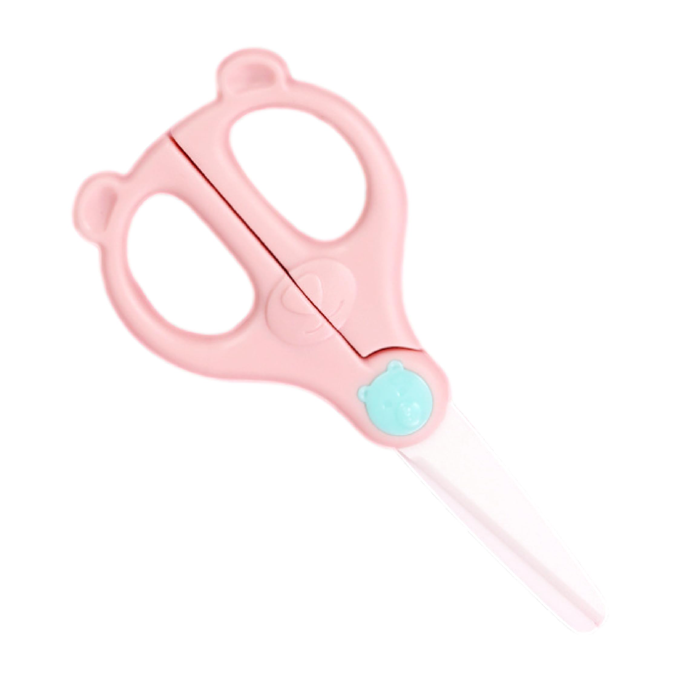 

Керамические ножницы Sugarello для малышей, Ножницы для детского питания, Форма панды, Устойчивые к ржавчине, Легкие, Ножницы для лапши для детей, С колпачком, Портативные,