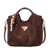 Suede bag women's autumn and winter casual matte retro messenger bag premium bucket bag
