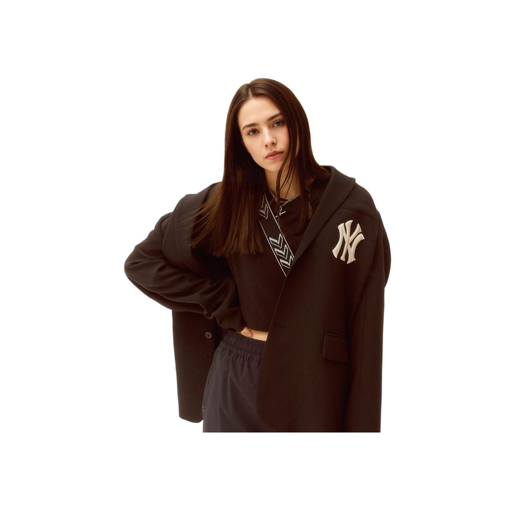 MLB New York Yankees Solid Color Single-Breasted Suit Unisex suits Black 31JK01111-50L