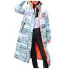 Women's Winter Fashion Long Over-The-Knee Hooded Thick Padded Jacket Coat