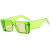 Hip Hop Square Frame Sunglasses For Men Women Uv400 Polarized Outdoor Fashion Accessory