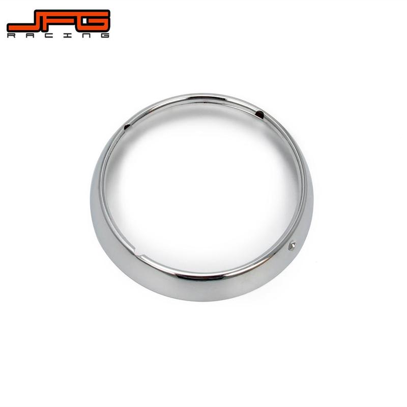 7-дюймовое кольцо-ободок для фары, хромированное, для Harley FLHT FLHTC FLHX FLHR Touring Road King Electra Glide Street Glide и Tri Glide