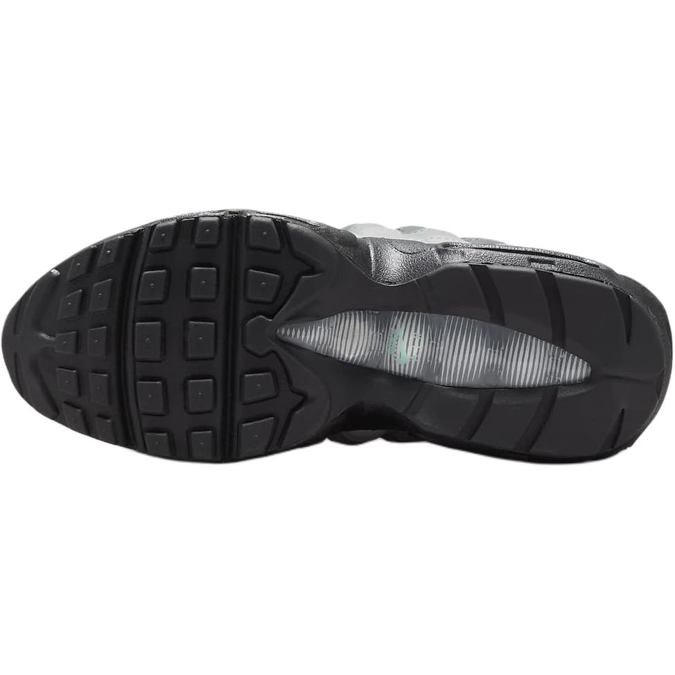 Nike Baskets Air Max 95 GS Hyper Turquoise Enfant Gris Blanc Gris Fer HV2538-100