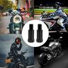TOAURDA Motorrad Spiegel Schrauben Verlängerungsadapter auf 2 x M8 auf 2 x Motorradspiegel Gewinde Höhe Einfach Geeignet für Motorräder M8, 4er-Pack (M8 M8, M8) -