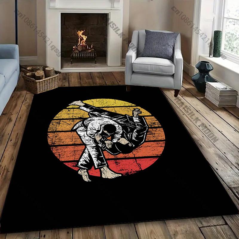 Judo-Themed Rug for Training Spaces carpet for home sofa bedroom, gift