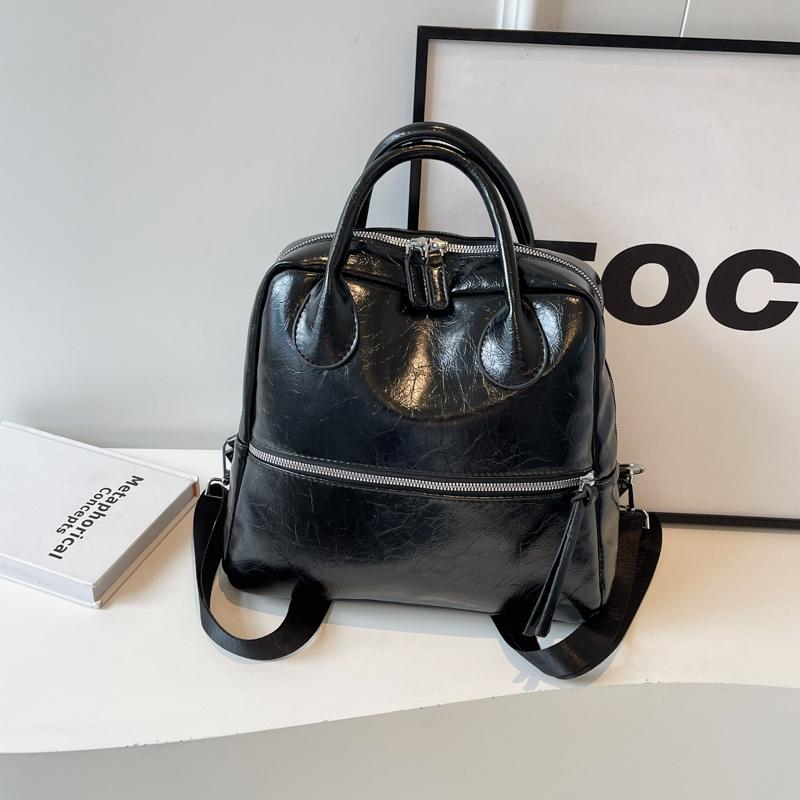 Women's Bag PU Multilayered Soft Leather Ladies Fashion Simple Shoulder Bags Mom's Bags Crossbody Bag