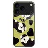 For iPhone 17 Pro Max Case TPU PC Tempered Glass Pattern Printing Phone Back Cover