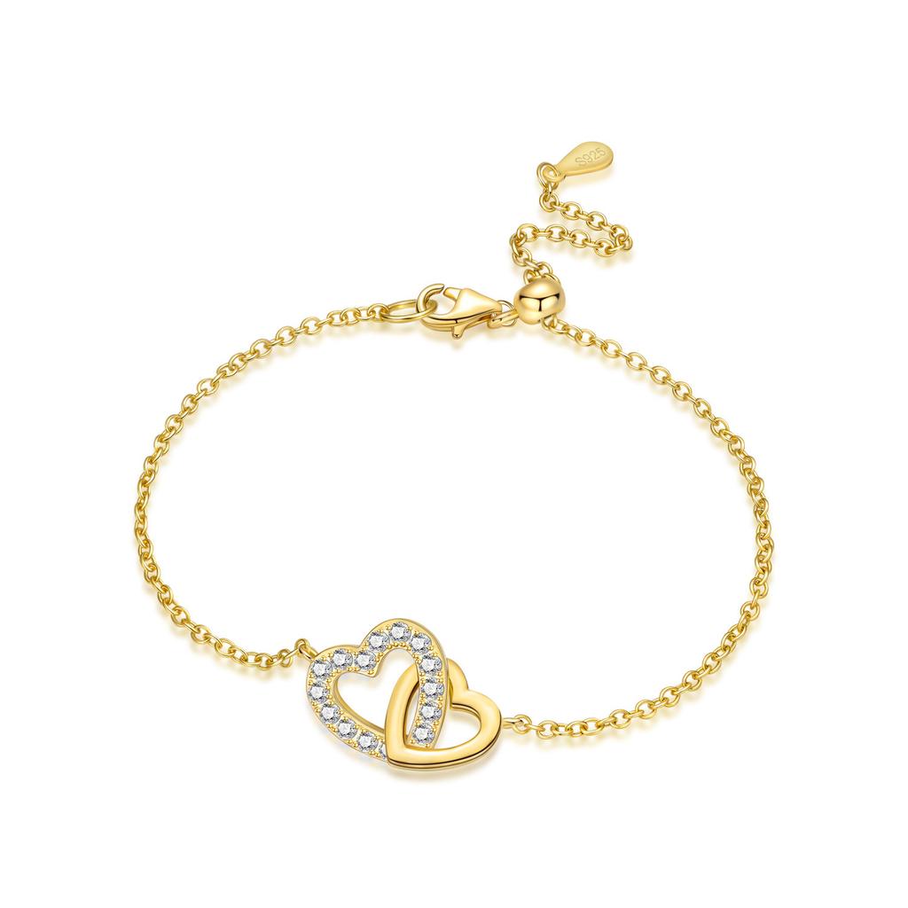 PANPOKI New 925 Silver Blue Feather Lucky Symbol Bracelet Chain Link Women Bracelet Jewelry Party Trendy Gifts