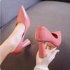 Fashion Retro French Women Shoes Spring New Style Pointed Heels Comfor Elegant Women's  Heels Fashion Versatile Women's Casual Shoes