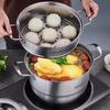 YiBo 30cm 3-Layer Stainless Steel Steamer Pot