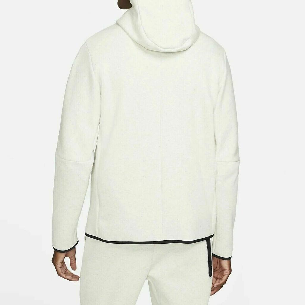 Nike Solid Color Zip Decor Hooded Jacket Men Outerwear Gray DD4688-100