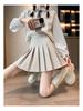 Autumn/Winter Thick Wool Pleated A-line Skirt - High Waist Slimming, Plus Size, Petite, Extended Length. 