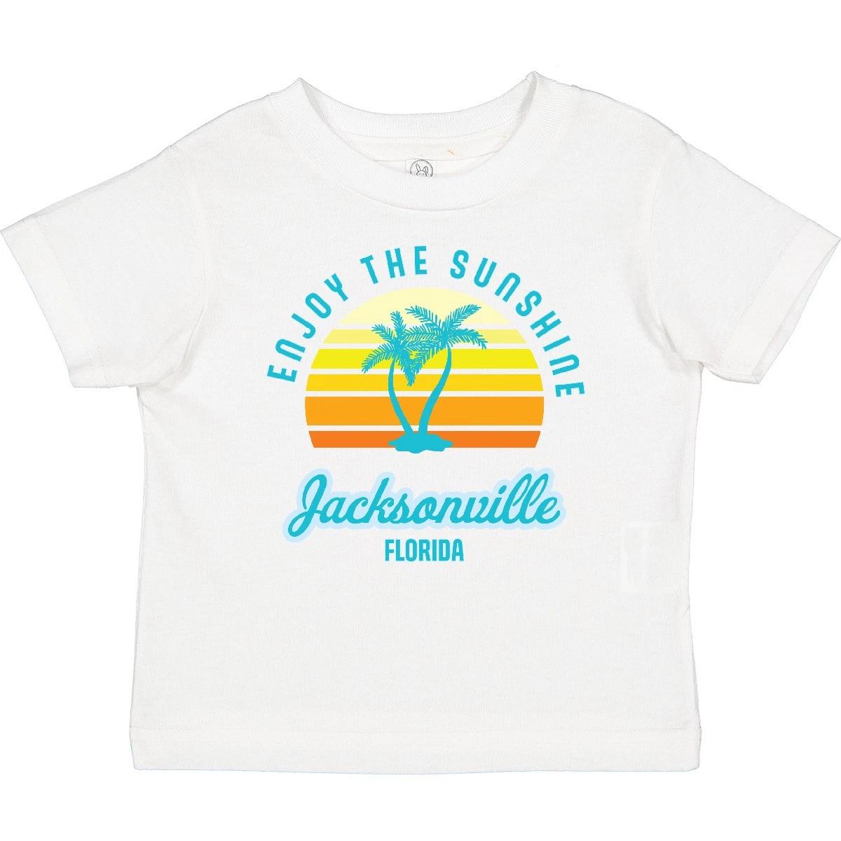 Inktastic Summer Enjoy The Sunshine Jacksonville Florida In Blue Baby T-Shirt 160